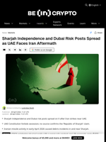 Republic of Sharjah: Hoax or Factual Aftermath of US-Iran War?
