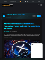 XRP Price Prediction: Death Cross Formation Points to $0.95 Target Within 48 Hours - Blockchain.News