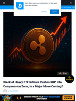 Week of Heavy ETF Inflows Pushes XRP Into Compression Zone, Is a Major Move Coming? | Bitcoinist.com