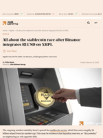 All about the stablecoin race after Binance integrates RLUSD on XRPL - AMBCrypto