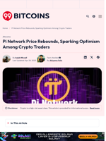 Pi Network Price Rebounds, Sparking Optimism Among Traders