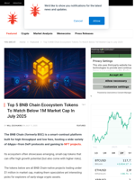 Top 5 BNB Chain Ecosystem Tokens To Watch Below 1M Market Cap In July 2025 - NullTX