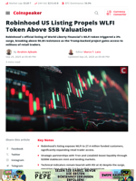 Robinhood US Listing Propels WLFI Token Above $5B Valuation - Coinspeaker