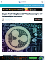 Crypto Analyst Explains XRP Price Roadmap To $37 As Bears Fight For Control