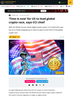 SEC and CFTC in Sync Will Push US Ahead in Crypto Race: CCI CEO