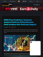 PEPE Price Prediction: Technical Analysis Points to Critical Decision Point as Meme Coin Tests Key Support - Blockchain.News