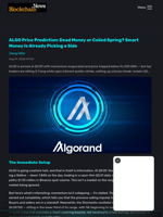 ALGO Price Prediction: Dead Money or Coiled Spring? Smart Money Is Already Picking a Side - Blockchain.News