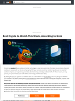 Grok's Best Crypto to Watch This Week
