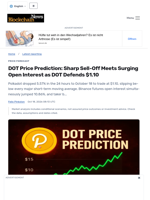 DOT Price Prediction: Sharp Sell-Off Meets Surging Open Interest as DOT Defends $1.10 - Blockchain.News