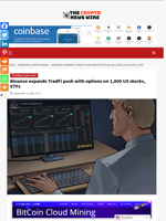 Binance expands TradFi push with options on 1,000 US stocks, ETFs - The Crypto News Wire