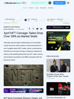 April NFT Carnage: Sales Drop Over 39% as Market Stalls – Markets and Prices Bitcoin News