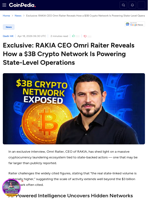 Exclusive: RAKIA CEO Omri Raiter Reveals How a $3B Crypto Network Is Powering State-Level Operations