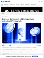 Everyone Can Launch a DEX: Hyperliquid Activates HIP-3 Upgrade - BeInCrypto
