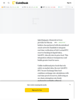 Bitcoin (BTC) DeFi News: Solv and Chainlink Bring Real-Time Collateral Verification to SolvBTC Pricing