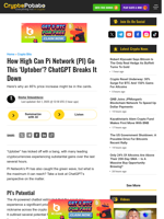 How High Can Pi Network (PI) Go This ‘Uptober’? ChatGPT Breaks It Down