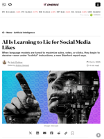 AI Is Learning to Lie for Social Media Likes - Decrypt