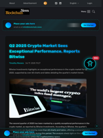 Q2 2025 Crypto Market Sees Exceptional Performance, Reports Bitwise - Blockchain.News