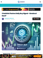 Chainlink Flashes Daily Buy Signal – Breakout Next?