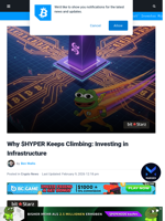 $HYPER Keeps Climbing: Investing in Infrastructure