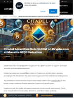 Citadel Invests $400M in Crypto.com