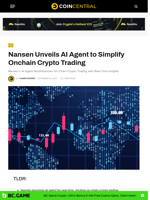 Nansen Unveils AI Agent to Simplify Onchain Crypto Trading