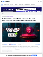 FUNToken Secures Audit Approval for $5M Giveaway Smart Contract from CredShields
