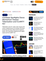 Coinbase Spotlights Davos Momentum Toward Tokenization and CLARITY Act – Featured Bitcoin News