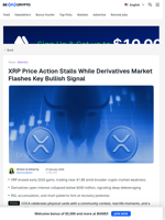 XRP Derivatives Data Signals Potential Recovery as Price Declines