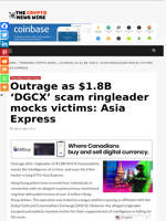 Outrage as $1.8B ‘DGCX’ scam ringleader mocks victims: Asia Express - The Crypto News Wire