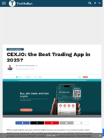 CEX.IO: the Best Trading App in 2025? - TechBullion