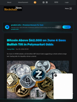 Bitcoin Above $62,000 on June 4 Sees Bullish Tilt in Polymarket Odds - Blockchain.News