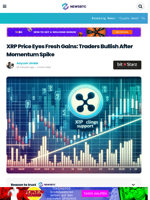 XRP Price Eyes Fresh Gains: Traders Bullish After Momentum Spike