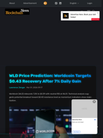 WLD Price Prediction: Worldcoin Targets $0.43 Recovery After 7% Daily Gain - Blockchain.News