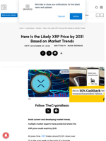 Here Is the Likely XRP Price by 2031 Based on Market Trends