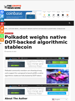 Polkadot weighs native DOT-backed algorithmic stablecoin - The Crypto News Wire
