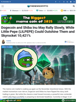 Dogecoin and Shiba Inu May Rally Slowly, While Little Pepe (LILPEPE) Could Outshine Them and Skyrocket 10,421%