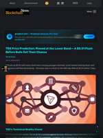 TRX Price Prediction: Pinned at the Lower Band — A $0.31 Flush Before Bulls Get Their Chance - Blockchain.News