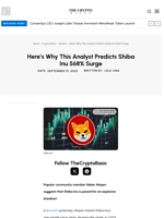 Here’s Why This Analyst Predicts Shiba Inu 568% Surge