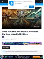 Bitcoin Ratio Nears Key Threshold: 3 Scenarios That Could Define The Next Move | Bitcoinist.com