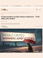 Crypto market’s weekly winners and losers – XLM, MOG, JTO, SYRUP - AMBCrypto