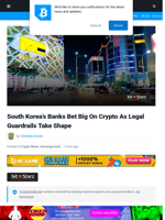 South Korea’s Banks Bet Big On Crypto As Legal Guardrails Take Shape | Bitcoinist.com