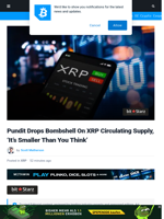 Pundit Drops Bombshell On XRP Circulating Supply, ‘It’s Smaller Than You Think’ | Bitcoinist.com