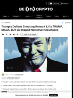 Trump's Defiant Remark Lifts Meme Coins as Theories Resurface