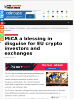 MiCA a blessing in disguise for EU crypto investors and exchanges - The Crypto News Wire