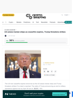 US seizes Iranian ships as ceasefire expires, Trump threatens strikes