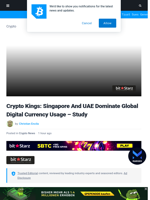 Crypto Kings: Singapore And UAE Dominate Global Digital Currency Usage - Study | Bitcoinist.com