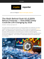 The Math Behind Ozak AI’s 8,000% Return Forecast — How $500 Today Could Be Life-Changing by 2028