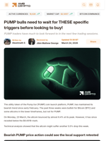 PUMP bulls need to wait for THESE specific triggers before looking to buy! - AMBCrypto