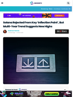 Solana Hits ‘Inflection Point’, But Multi-Year Trend Suggests ATH