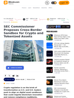 SEC Commissioner Proposes Cross-Border Sandbox for Crypto and Tokenized Assets – Regulation Bitcoin News